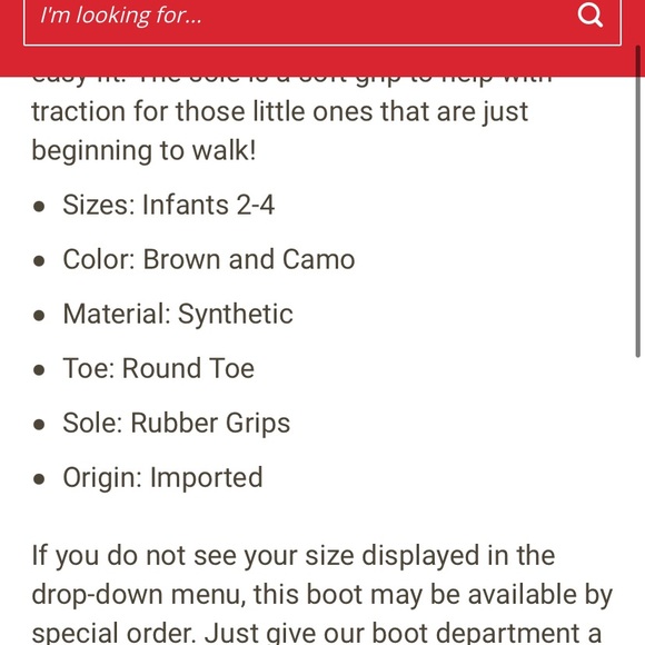 Like new baby camo cowboy boots! Worn once! - Picture 7 of 13